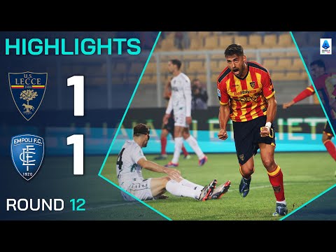 LECCE-EMPOLI 1-1 | HIGHLIGHTS | Pierotti levels late for Lecce | Serie A 2024/25