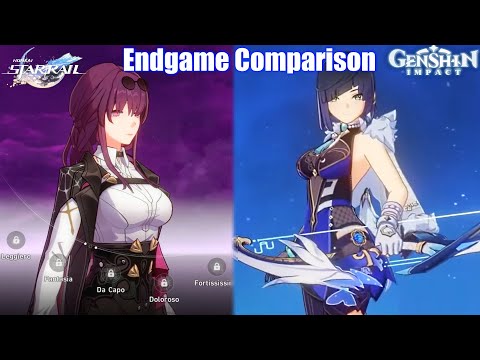 Honkai Star Rail vs Genshin Impact - Endgame & Progress Comparison