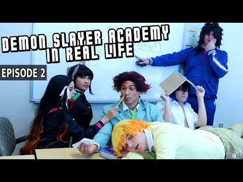 Demon Slayer Academy IN REAL LIFE (EPISODE 2) || Cosplay Skit