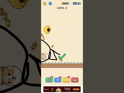 Escape Bee 🐝🍯 Hard Challenge in protect my pet 🐕2 #RJ Tech #shorts #games #viral