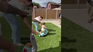 Adorable Toddler Learns to Ride Vespa