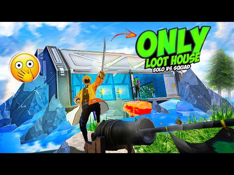 Only Gloo House Challenge 🥱 Solo VS Squad | Free Fire