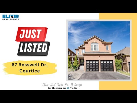 Just Listed - 67 Rosswell Dr, Courtice