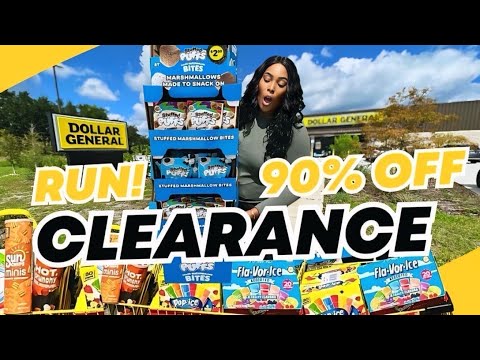 HURRY! 90% OFF DOLLAR GENERAL CLEARANCE! Full cart of food and snacks!