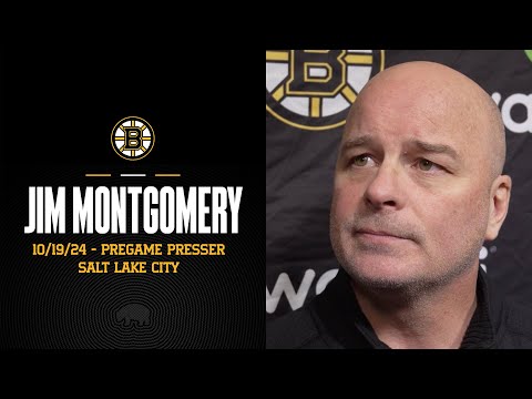 Montgomery Addresses Media Ahead of B's Matchup vs. Utah