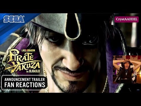 Like a Dragon Pirate Yakuza in Hawaii Announce Trailer |  Fan Reactions