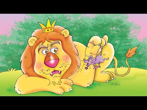 Sleep Meditation for Children | THE LION AND THE MOUSE | Sleep Story for Kids