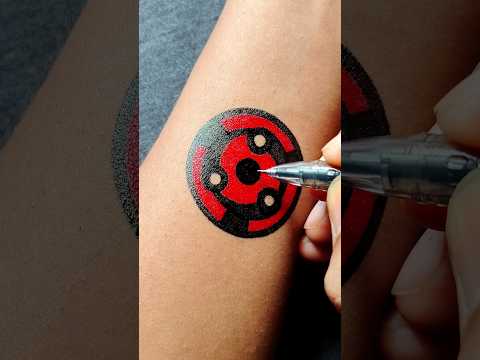 Sharingan eye - Madara Uchiha tattoo idea ...........#tattoo #tattooideas #anime #animeart #shorts