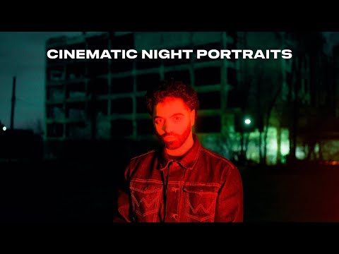 Shooting Cinematic Portraits on Cinestill 800t at Night.