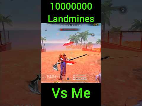 1000000 Landmines vs Me #freefire