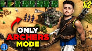 I Made ONLY Archers All Game | 1v2 AoE2