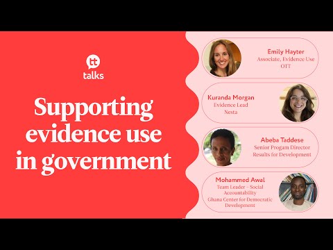 Supporting evidence use in government