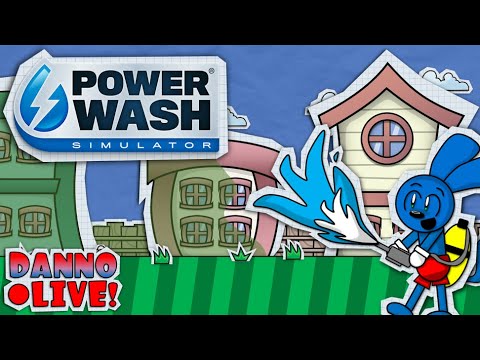 Relaxing with Power Wash Simulator | Danno LIVE!