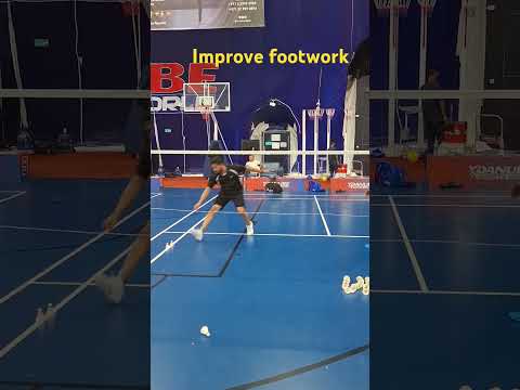 Footwork training 💪 #badmintonlovers #badmintonmatch #badminton #sports