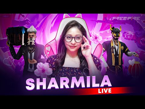 CSR PUSH TO TOP 1 GRANDMASTER with SHARMILA LIVE FF  🔥✌ Free Fire Live #freefire #freefiregirllive