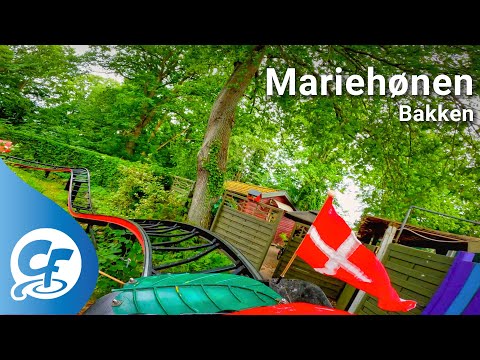 Mariehønen front seat on-ride 5K POV @60fps Bakken Mariehonen