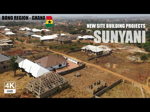 Fastest Building Construction New Site in Sunyani Ghana 4K