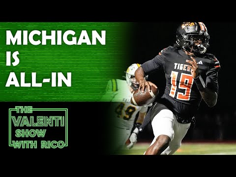 Michigan Is All-In For Bryce Underwood | The Valenti Show with Rico