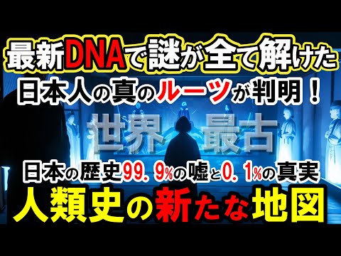 【DNA分析】日本人の真のルーツ・人類の起源が完全に覆った！日本の歴史99.9%の嘘と0.1%の真実。人類史の新たな地図とは？【人類の起源】