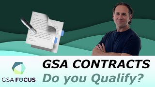 GSA Contract - Do you Qualify?