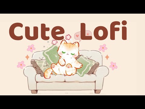 Cute Lofi Kitty 💖1 Hour Cafe Song 🥞 Stream cafe 🍓cute & relaxing music 🍪 Make Your Day Better