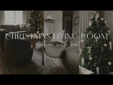 2024 CHRISTMAS LIVING ROOM DECORATE WITH ME