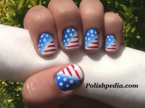 Patriotic Nail Art | 4th of July Nails