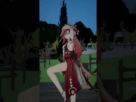 Yae Miko/八重神子/やえみこ  Queen Card【MMD/Genshin Impact/原神】#YaeMiko #八重神子 #やえみこ #queencard