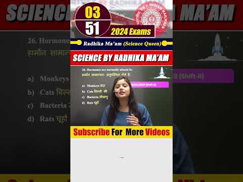 #03 Railway 2024 Exams | Science Questions | RRB NTPC #groupd #viral #ntpc #rrb #rpf