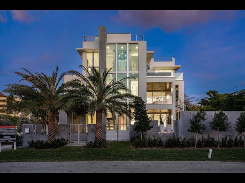 Brand New Modern Industrial Home in Delray Beach, FL! Ocean Views From Rooftop Deck