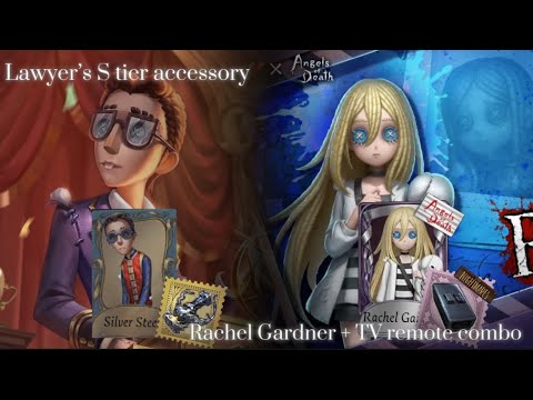 Lawyer’s S tier accessory & Rachel Gardener + TV remote comb Gameplay | Identity V Gameplay