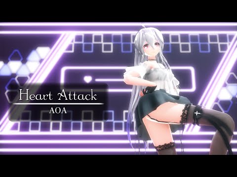 【MMD】AOA - "Heart Attack"【Tda Haku】