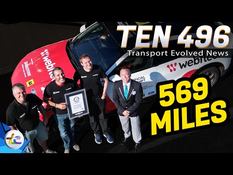 Transport Evolved News Episode 496 - A New EV Range Record, More Financials, and EV Sales!