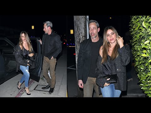 Sofia Vergara And Justin Saliman Step Out for A Romantic Dinner Date For Two in Santa Monica!