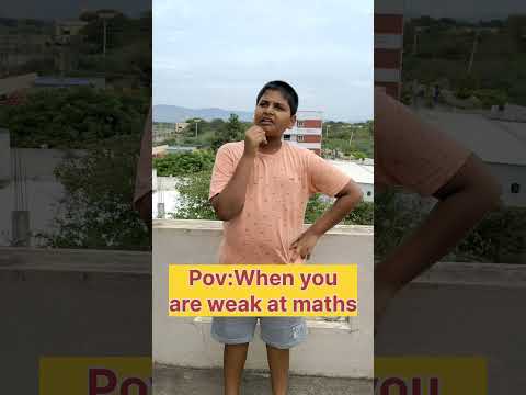 #trendingshorts #pov: when you are weak at maths #comedyshorts #telugucomedyshorts #funnyshorts 😁🤣😂