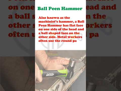 Ball Peen Hammer /tools name and image with video ryb_electrical