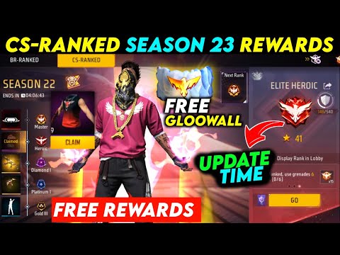 আজকেই নতুন রাঙ্কে ফ্রি পাবে সবাই😍 | Cs-Ranked Season 23 Rewards | Free Fire New Event | FF New Event