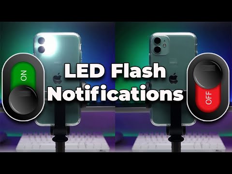 How to turn on LED Flash Notifications on iPhone 14, 13, 12, 11, X, Xr etc...