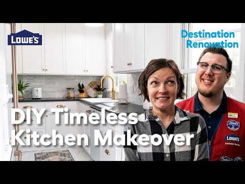 DIY Kitchen Makeover and How to Tile a Backsplash  | Destination Renovation