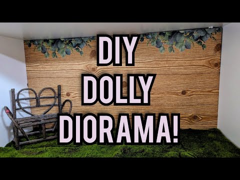 Whimsical DIY Dolly Diorama Project for my BJD collection!