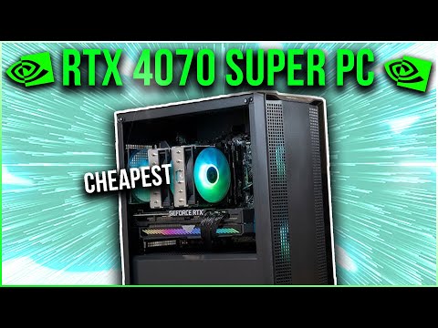 The Cheapest RTX 4070 SUPER Gaming PC build in 2024 ( 1440p Ultra )💵