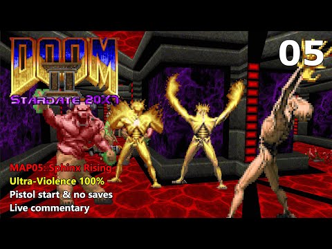 Doom II: Stardate 20X7 - MAP05: Sphinx Rising - Ultra-Violence 100%