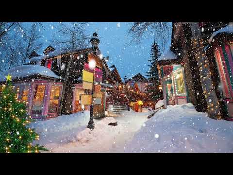 Happy Christmas Songs on Ukulele 🎄 6 Hour Instrumental Ukulele Music with Winter Scenery ☃️