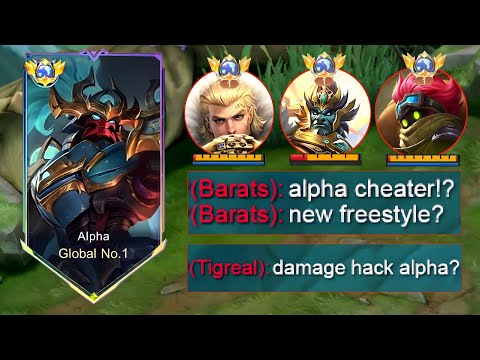 ALPHA NEW SECRET TRICK TO DESTROY TANKY ENEMIES 🔥 | ALPHA BEST BUILD AND EMBLEM 2024