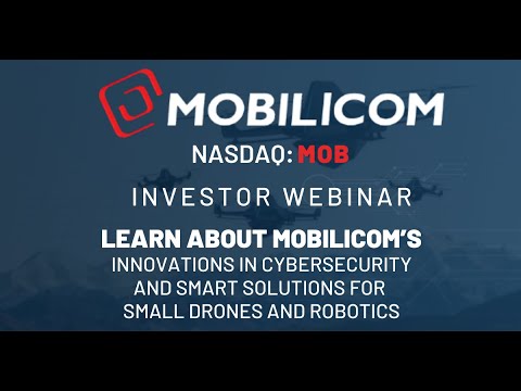 Mobilicom, Ltd. (NASDAQ: MOB) Investor Webinar - Sept. 24, 2024