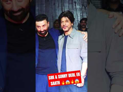 SHAHRUKH KHAN & SUNNY DEOL GADAR 2 SUCCESS | SHAHRUKH KHAN BIRTHDAY |  #shorts