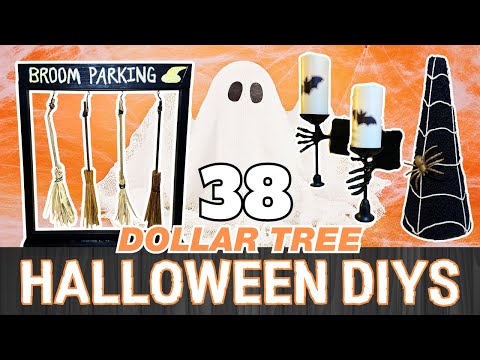 👻 Crafty Halloween 2024: 38 Halloween Dollar Tree DIYS! Spooky Fall Decor for Autumn