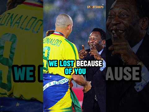 How Ronaldo and Ronaldinho made the great Pelé bow his head. Felipe Scolari 😂😂