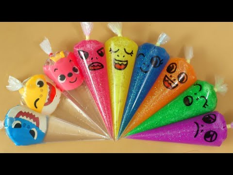 Making Slime with Piping Bags! Most Satisfying Slime Video★ASMR★#ASMR #PipingBags