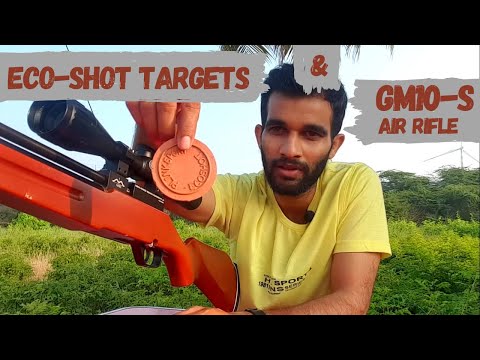 Ecoshot targets shooting with GM10S 60 yds| Plinksport Targets | GM10S Accuracy | GM10S target Shoot